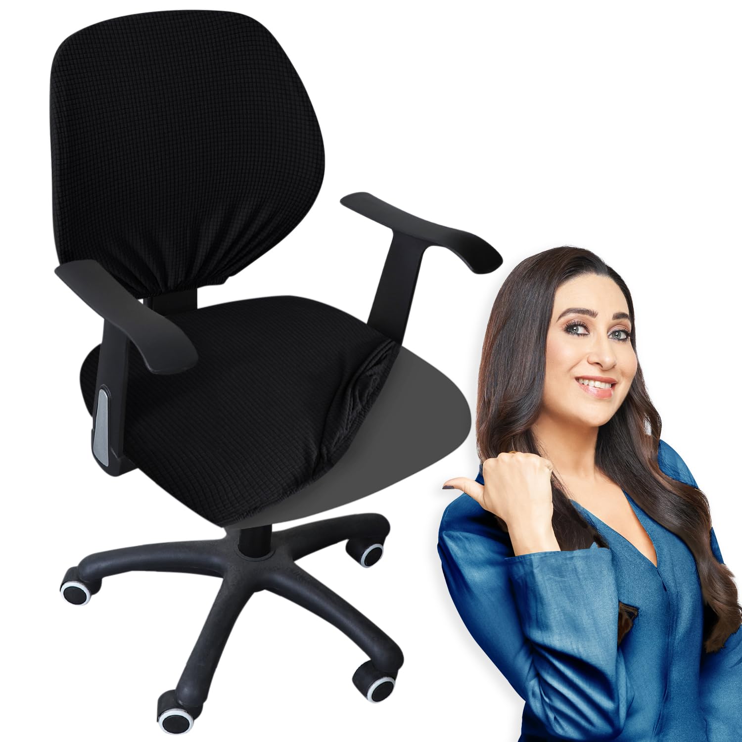 Pink Office Chair Armrest Cover - Waterproof & Washable -31