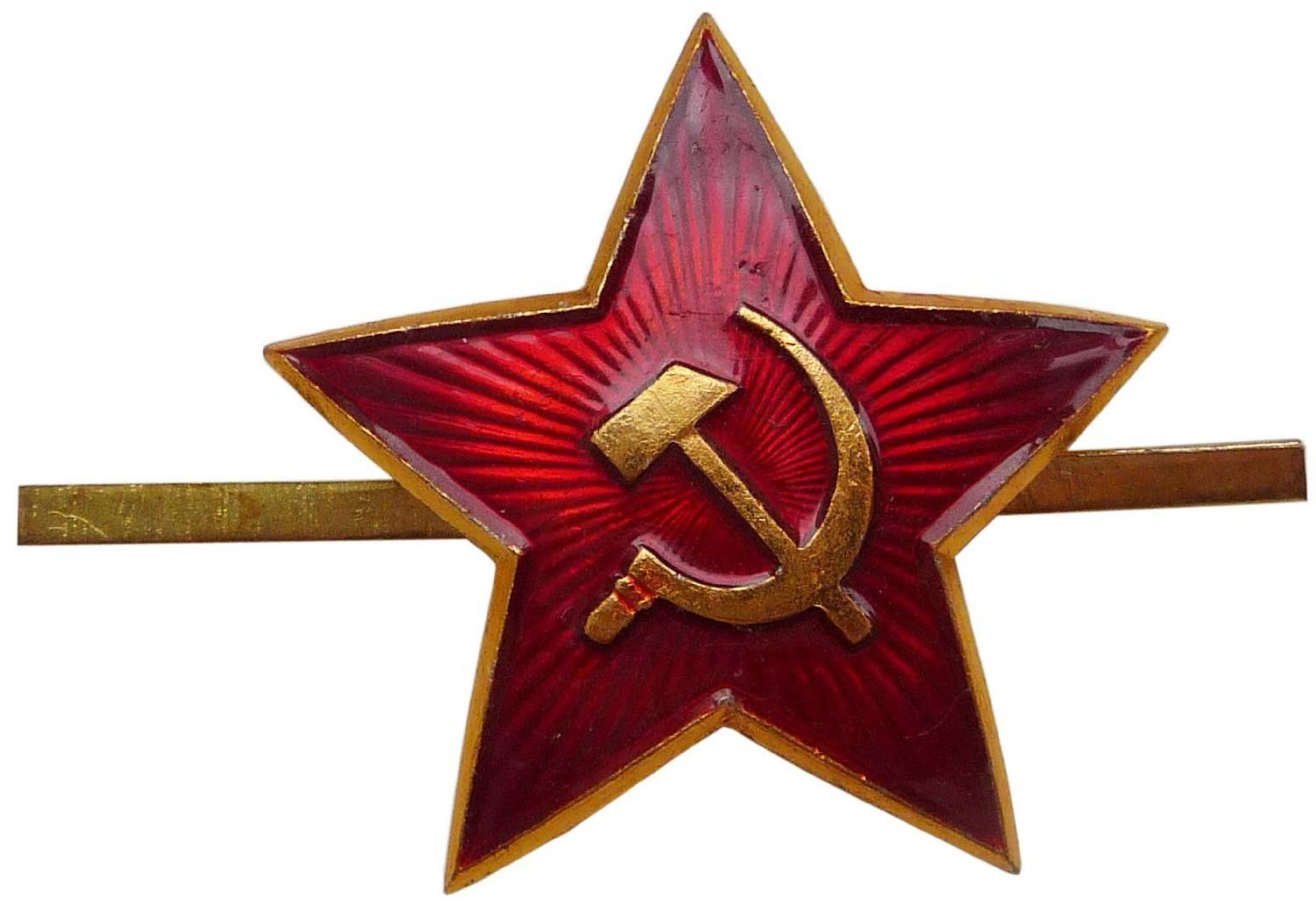 Russian Soviet Army Fur Military Cossack Ushanka Hat Grey Red Star (XL/60)