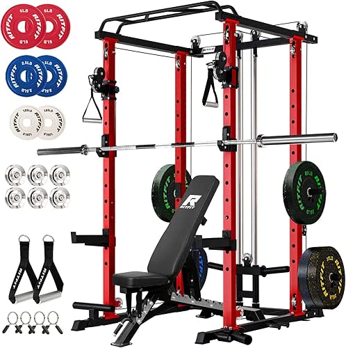 RitFit Multi-Function Garage & Home Gym Package Includes 1200LBS Power