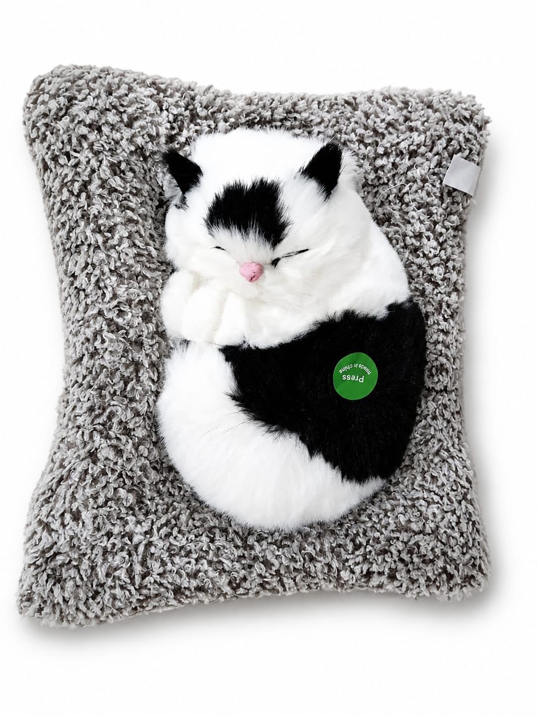 Sleeping Cat Air Purifying Plush Toy with Activated Carbon Mat | 200g Activated Carbon, 19 x 14 cm Size, Odour Absorbing Mat, Car Dashboard Decor, Safe & Non-Toxic-image-49