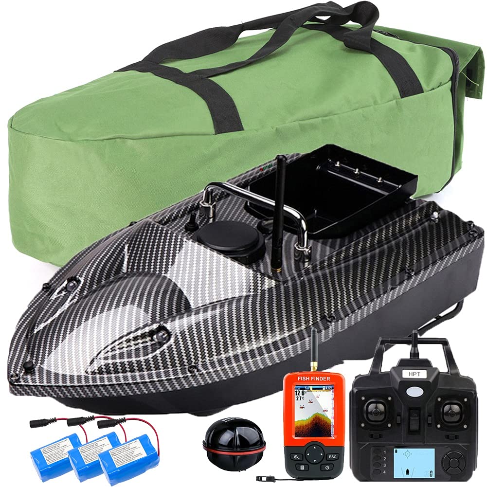 Bateau Appât Télécommandé Ciciglow – GPS, Pêche Carpe, 2 Bateaux