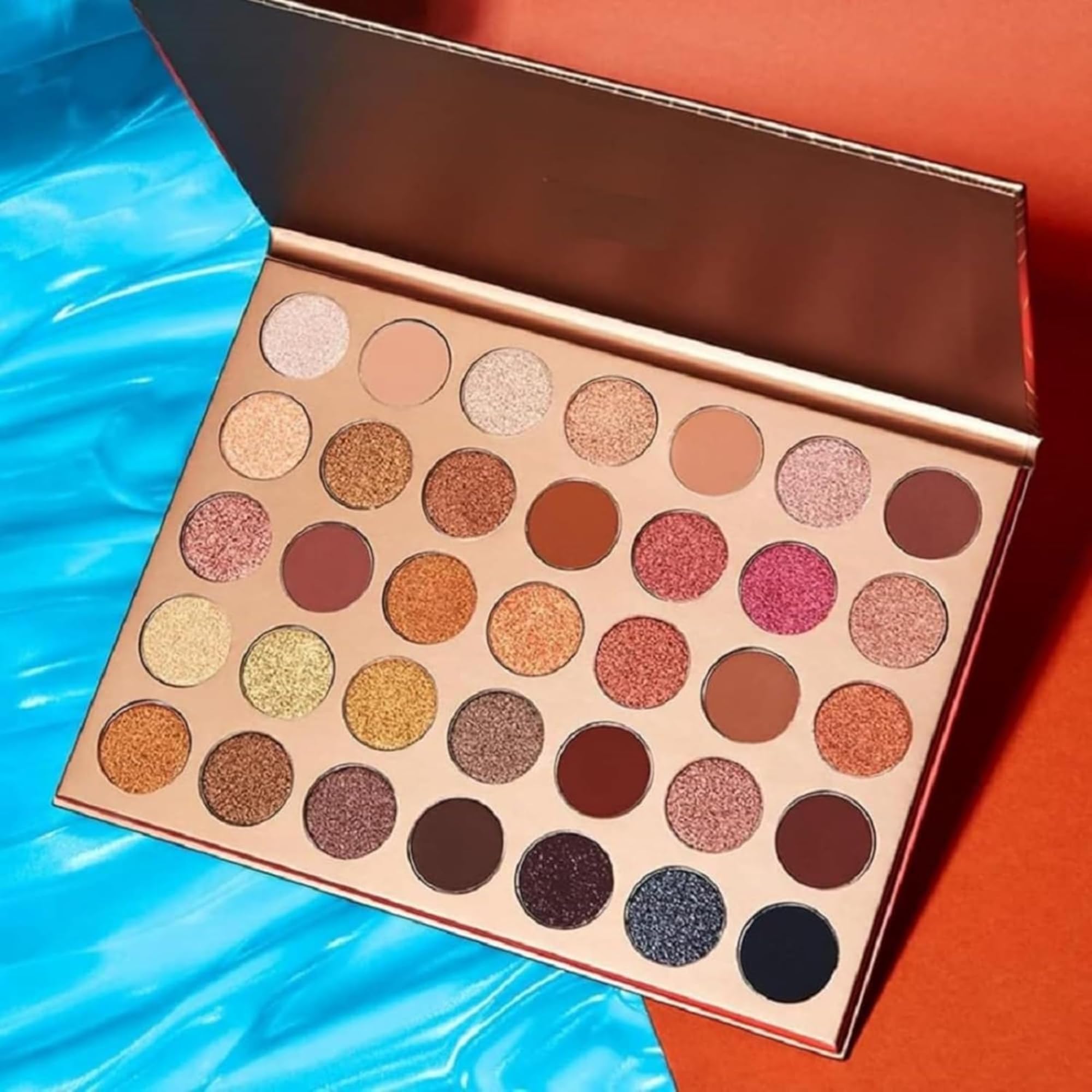 HUDA GIRL Eyeshadow Palette for Women 35G Bronze Goal Multicolor Eye Shadow Kit, Matte, Shimmer Eyeshadow High Pigment Blendable Long Wear Party & Daily Makeup, Women Gift Items-picture-48