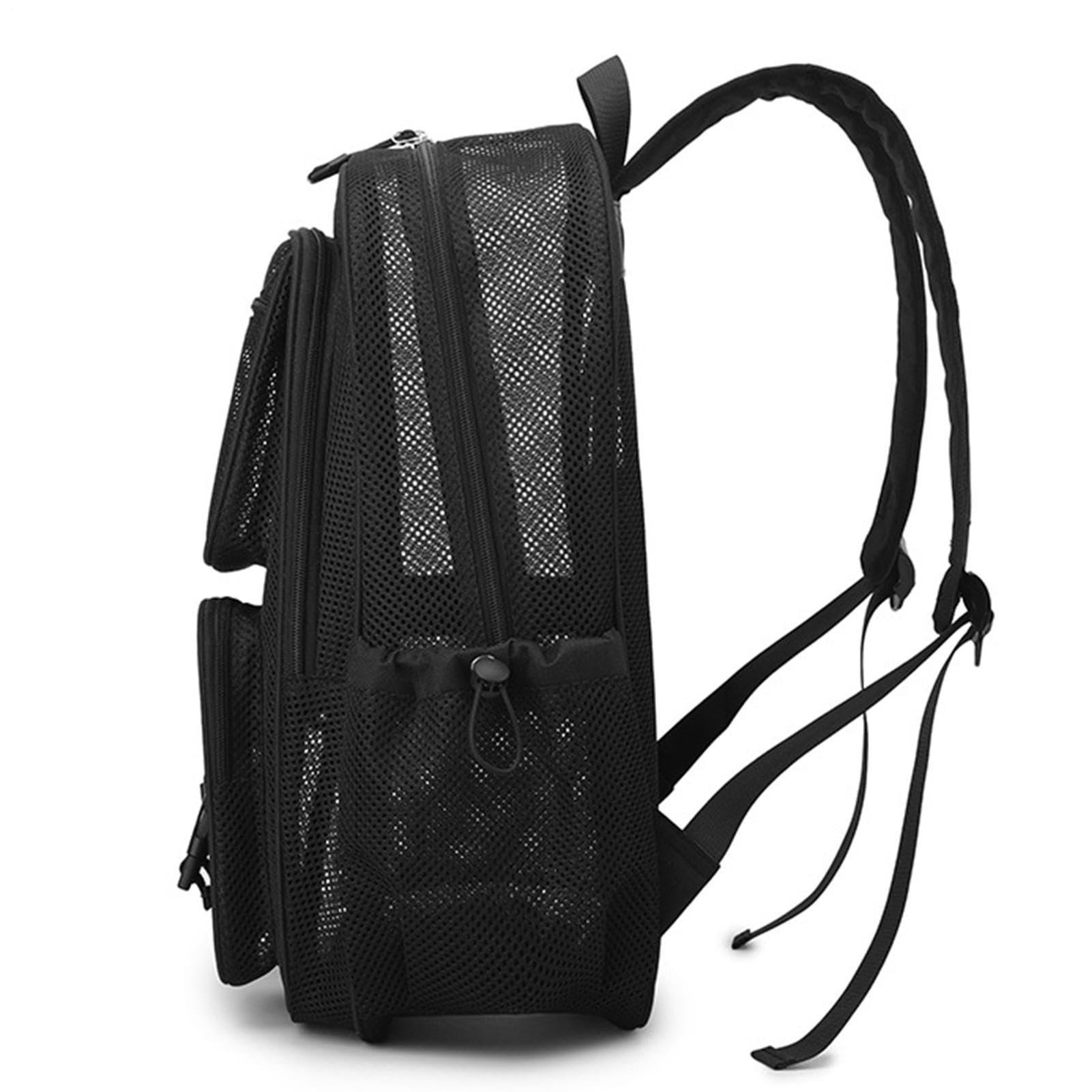 Borsa da nuoto | Zaino in rete con coulisse | Borse traspiranti di grande | Borsa per giocattoli da spiaggia per studenti, leggera, con retro in rete, per bambini, ragazze, ragazzi, nuoto, sport