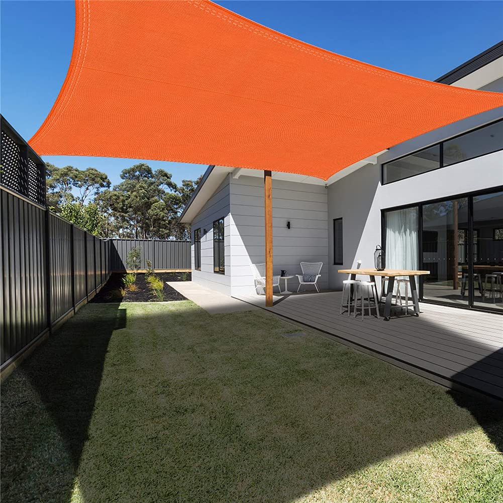 sonnensegel orange rechteckig Sonnensegel, rechteckig, UV-Schutz, wasserfest, für Außenbereich, Terrasse, Garten, 3 x 4 m, Orange, Sonnenschutz, Überdachung, Terrassenabdeckung mit UV-Schutz und wasserdichtem Stoff, ideal für den Shimano Drive Trek Universal Schutzblechset | Farbe:Sommer Orange
