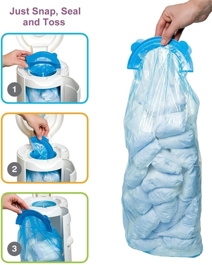 Bolsas de Reemplazo para Cesto de Pañales, 1088 Unidades, 34 Bolsas, Compatibles con Arm&Hammer miniatura 7