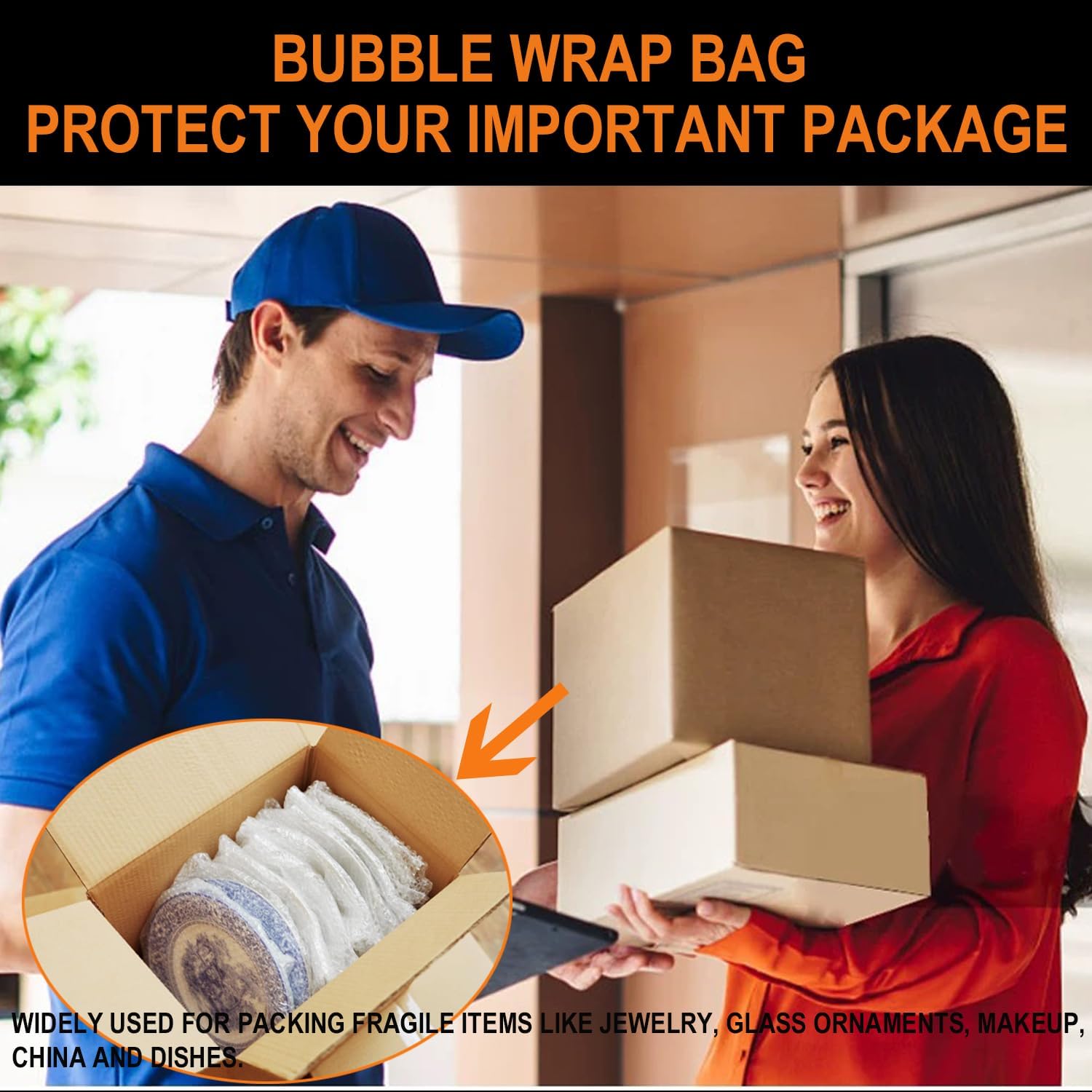 LAFULER 30Pcs 10x12Inch Double-layer film ultra-thick shockproof bubble Out bag，Commercial grade Cushioning Protective Storage for Moving,Tear-Resistant Wrap for Moving