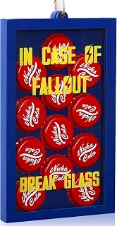 Funny Emergency Nuka Caps Ornaments, Hanging Ornament Box w/ 12 Nuka Red Caps, Hilarious, Unique Birthday Gifts, Funny Stocking Stuffers for Men and Women