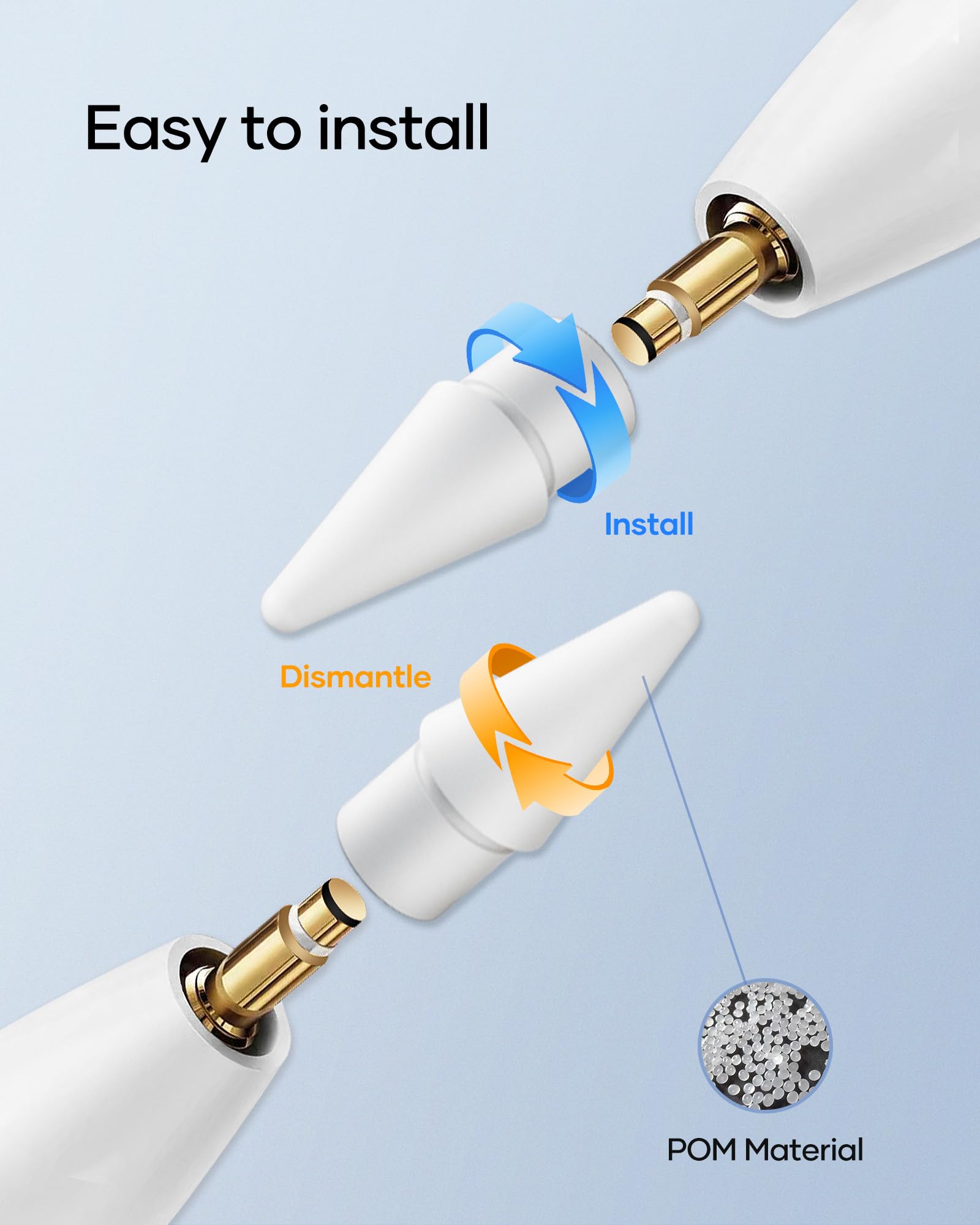 Amazon.co.jp: Apple Pencil第2世代/第1世代/USB C/Pencil Proチップ用