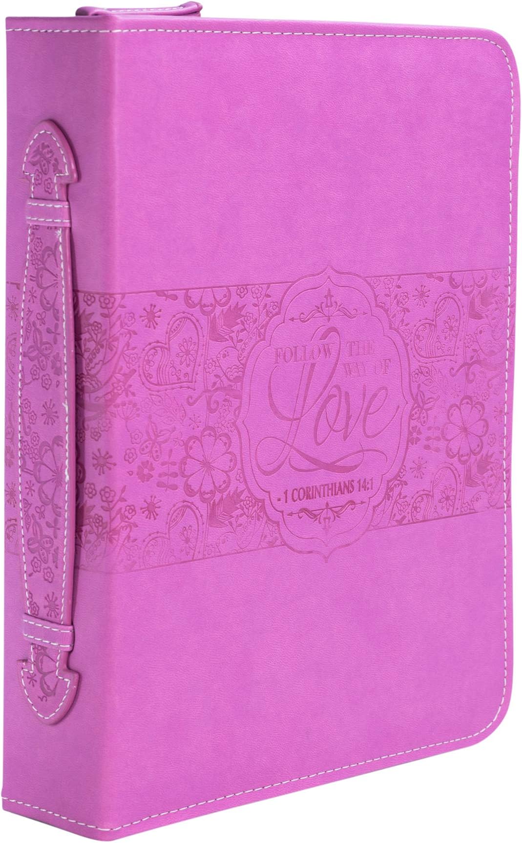 Bible Cover - "Follow the way of love" -1 Corinthians 14: 1