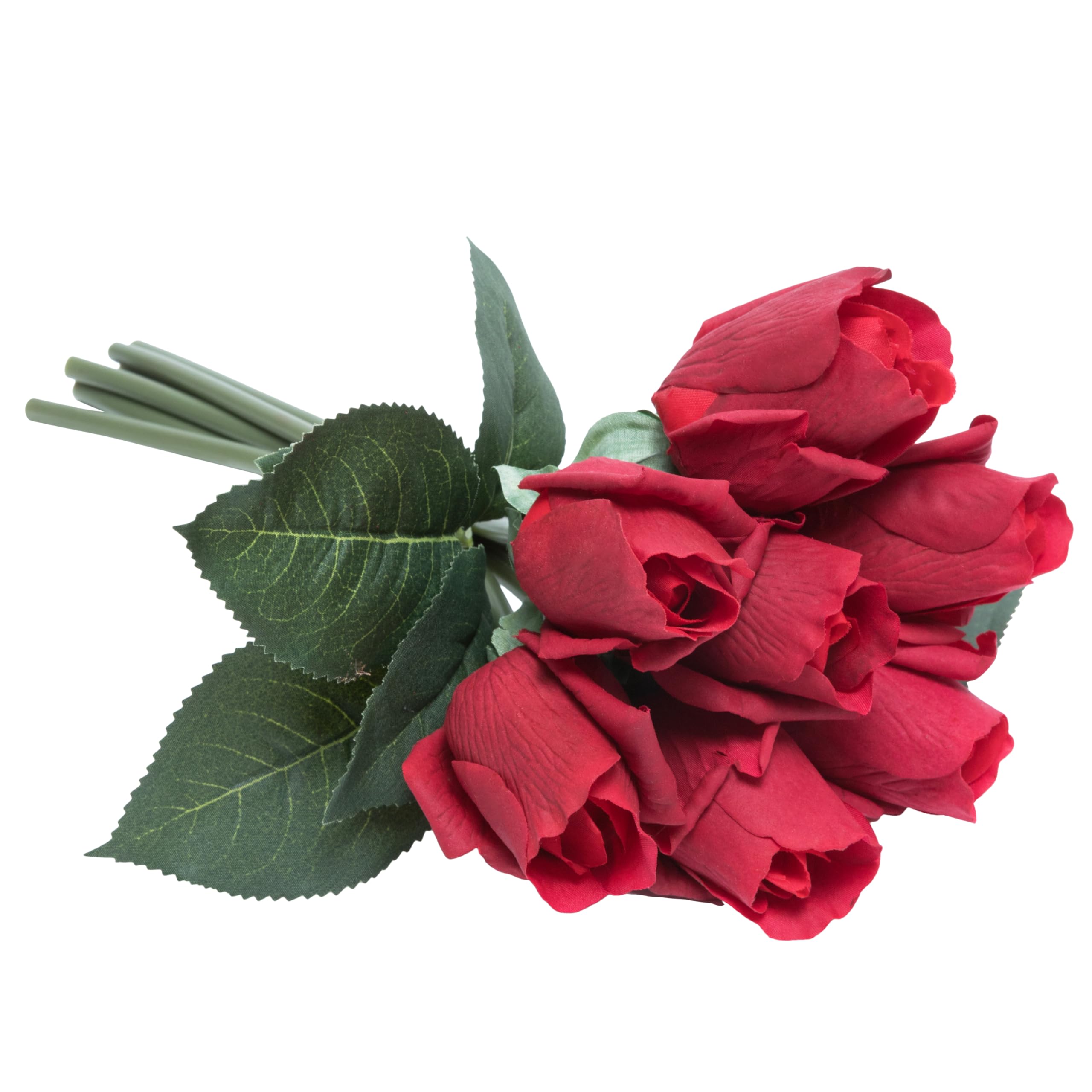Gothic Rebel Synthetic Bouquet of Realistic Roses (Red)