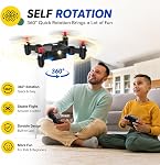 Holy Stone HS190 Foldable Mini Nano RC Drone for Kids Gift Portable Pocket Quadcopter with Altitude Hold 3D Flips and Headless Mode Easy to Fly for Beginners