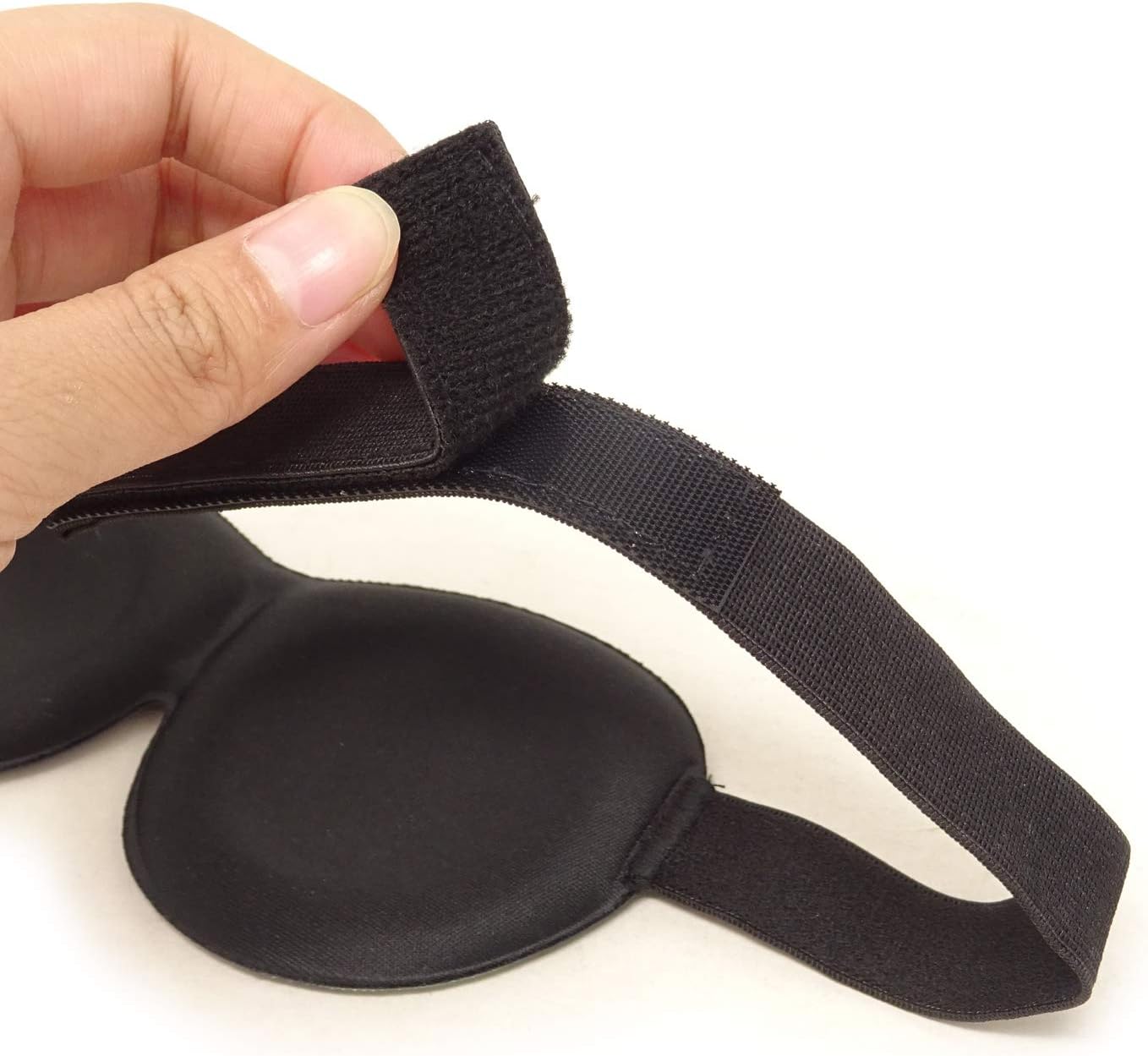 Honbay 3D Funny Eyeshade Soft Sleep Eye Mask with Adjustable Head Strap for Travel, Game, Party, Rest, Sleeping, etc (Woman) Black