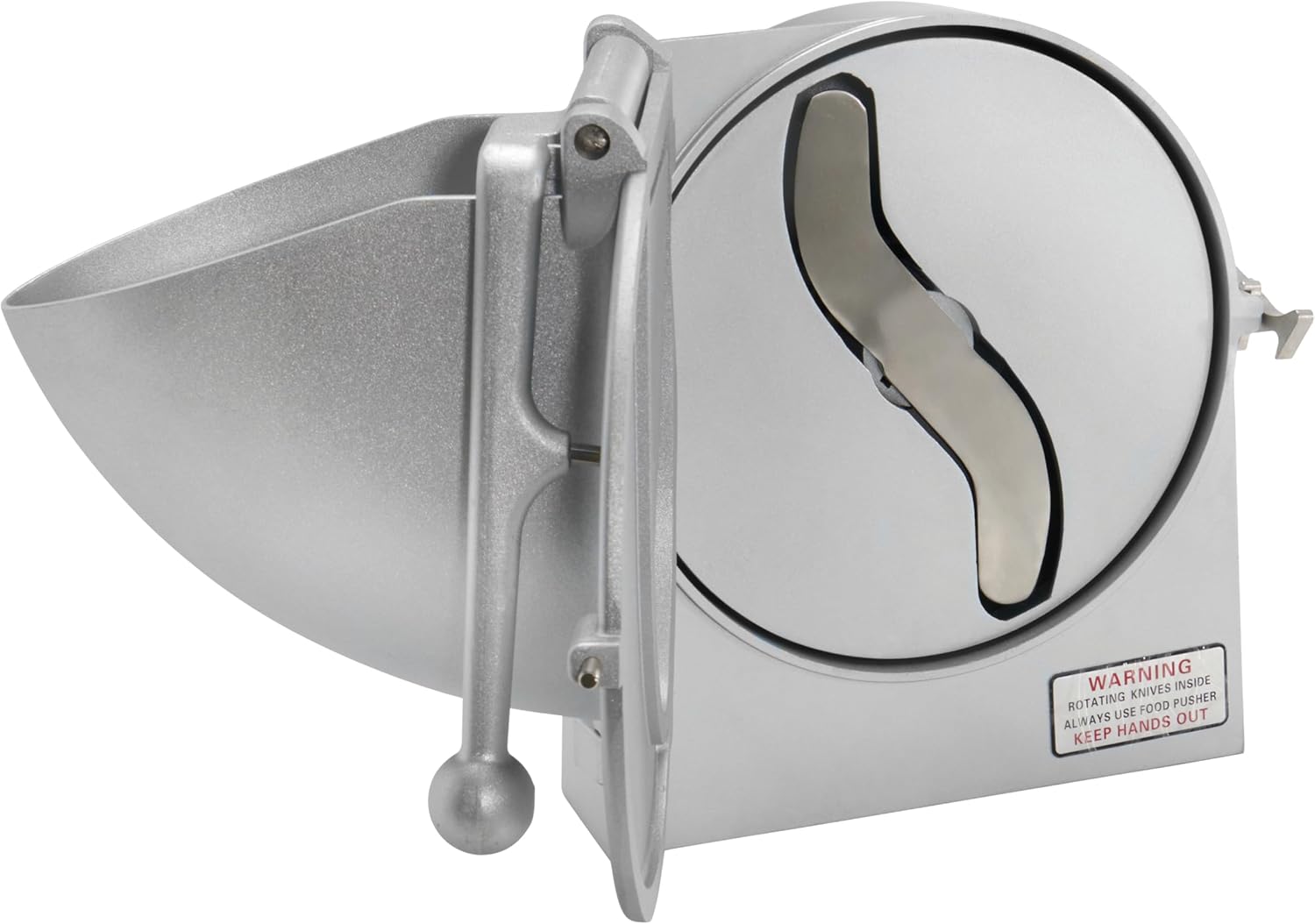 Slicer Attachment for Mixers with #12 Hubs, Universal Assembly with Chute and Adjustable Slicer Knife (30R-028)