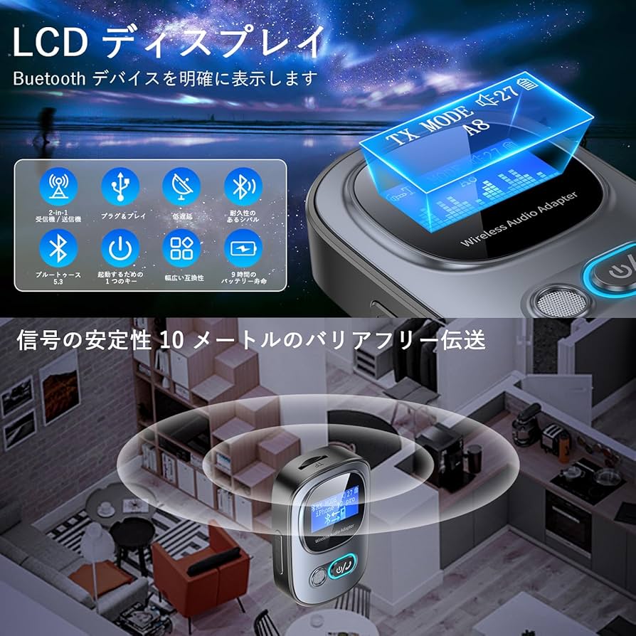 Amazon | トランスミッター bluetooth テレビ Sungale