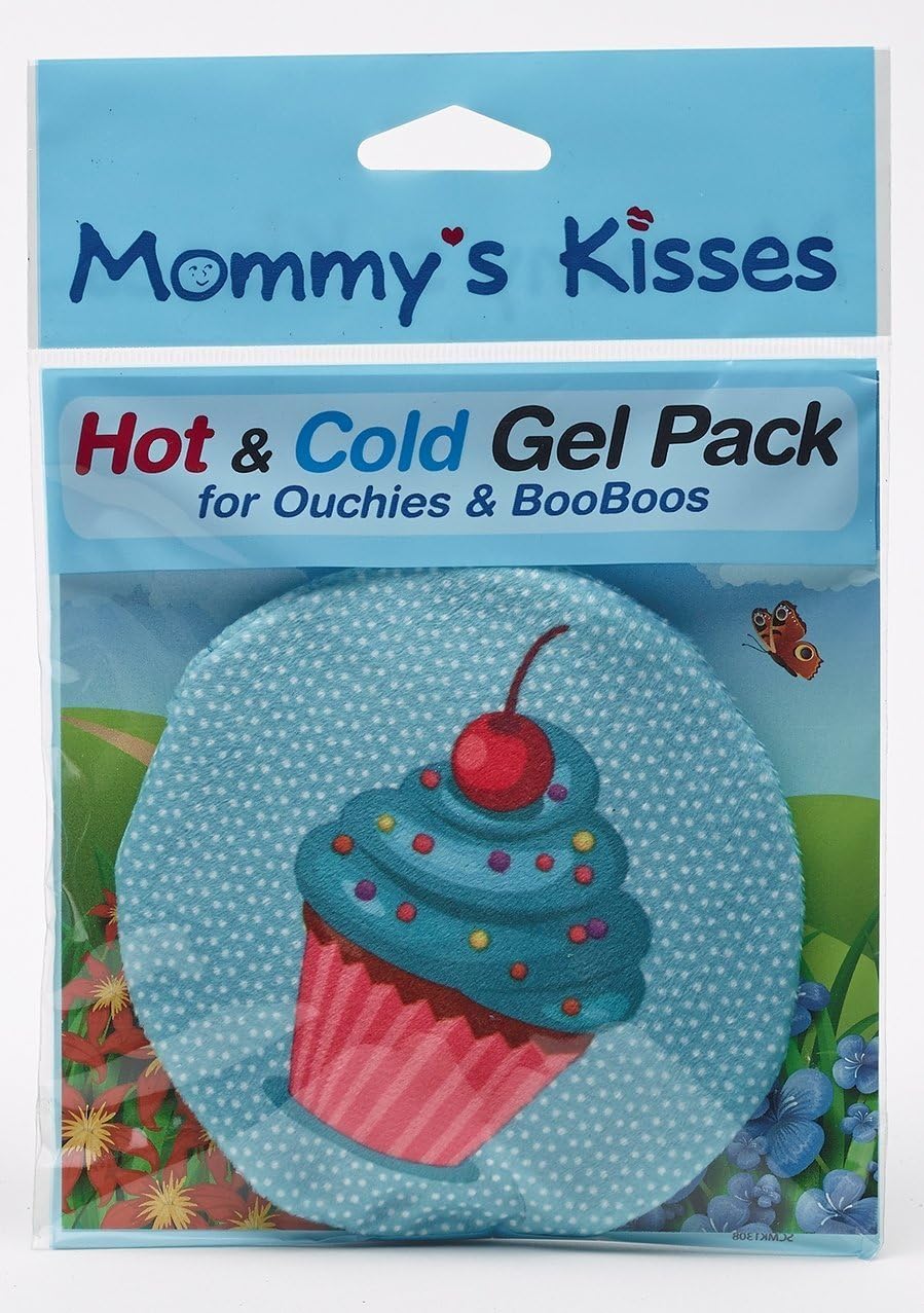 Spa Comforts Mommy's Kisses, Reusable Childrens Hot and Cold Pack, Cupcake