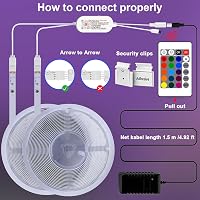 Militisto 30M RGB LED Szalag WiFi Okos Világítás Alexa Google Assistant Kompatibilis Zeneszinkron Távirányítóval 2x15m 6