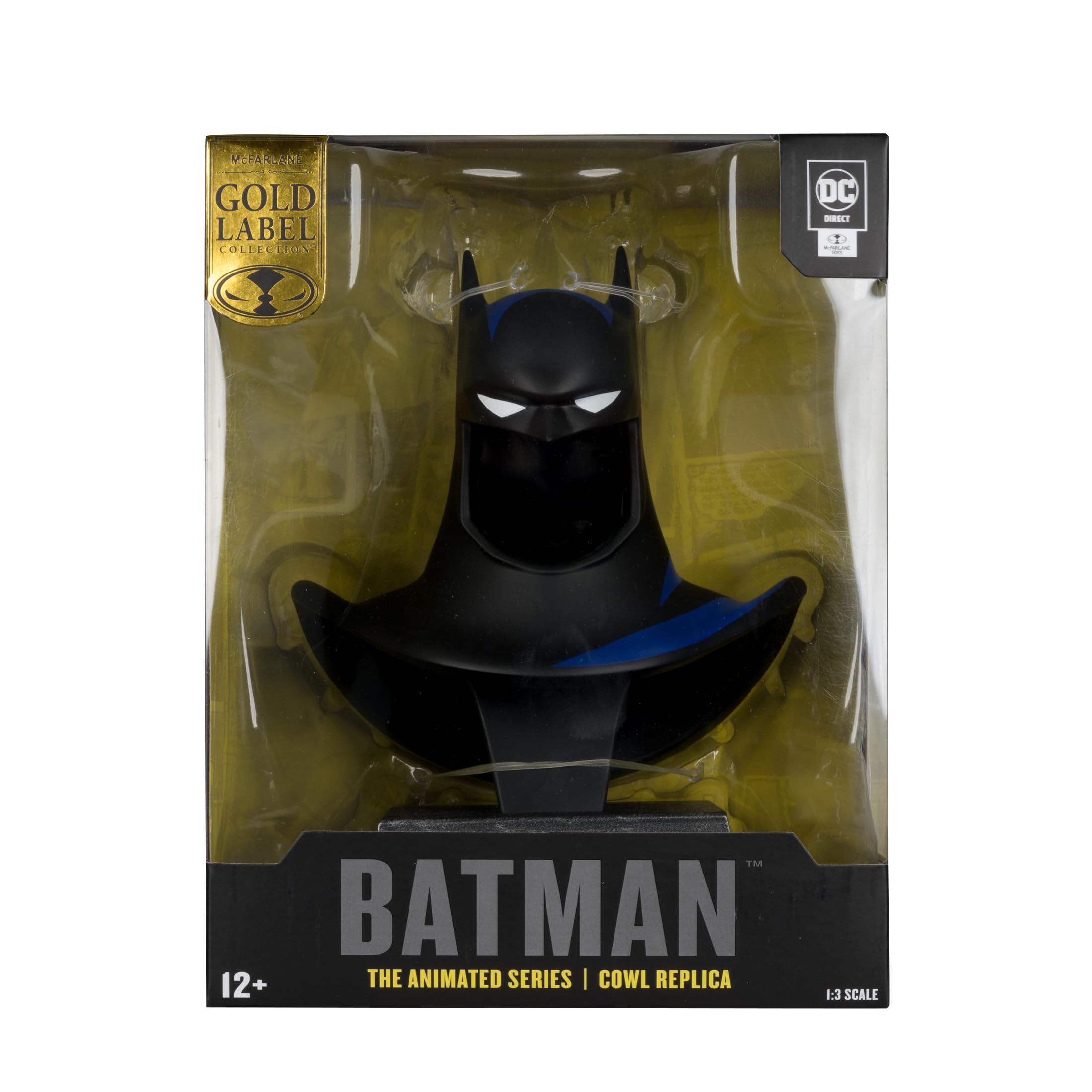 Réplique Capuche Batman (Batman Et Robin) échelle 1:3 - McFarlane Toys, Environ 17,8 Cm, Avec Présentoir