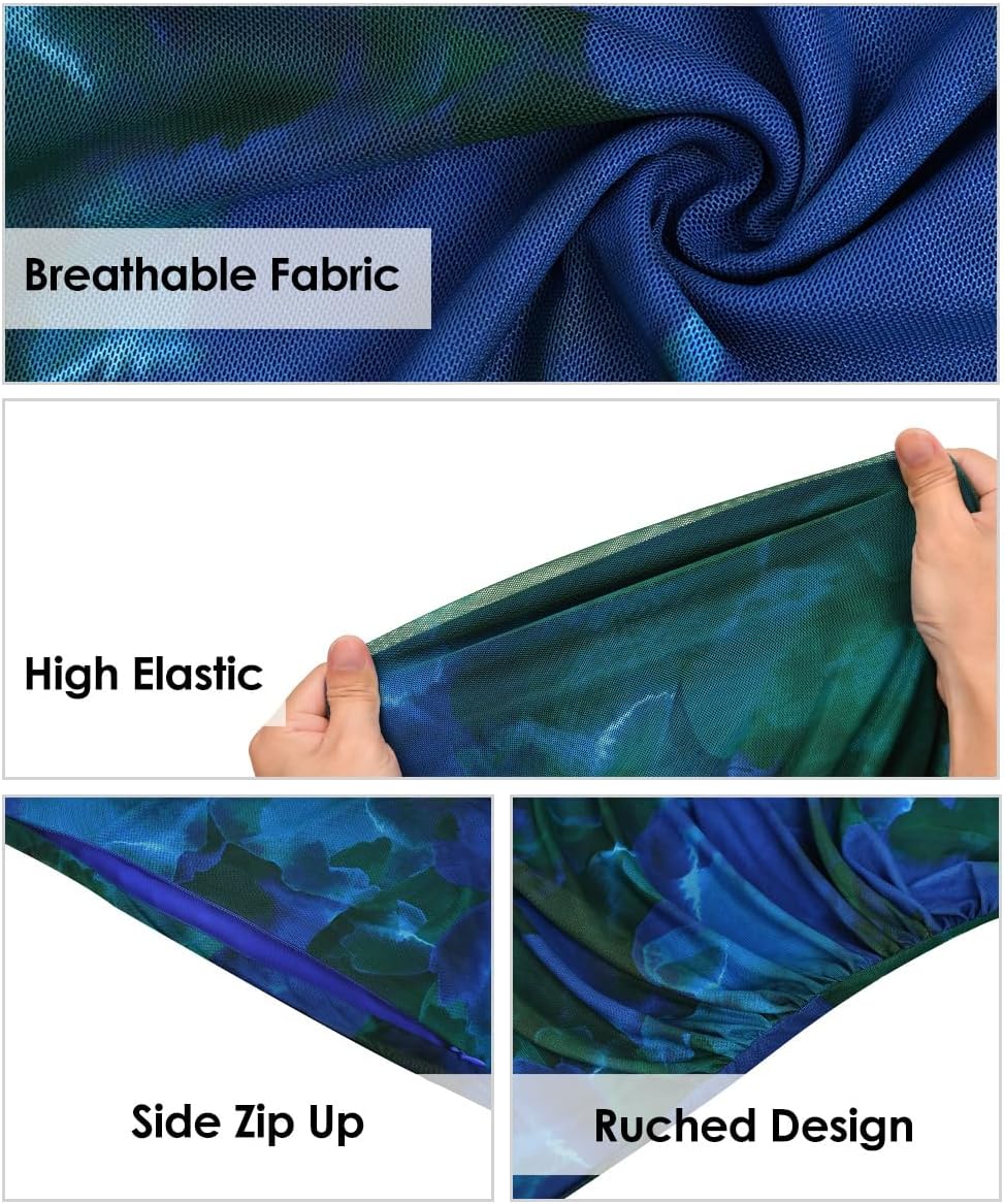 RITERA Plus Size Dresses for Curvy Women Mock Neck Long Sleeve Bodycon Ruched Maxi Fall Dress Cocktail Party Dress XL-5XL - Image 6