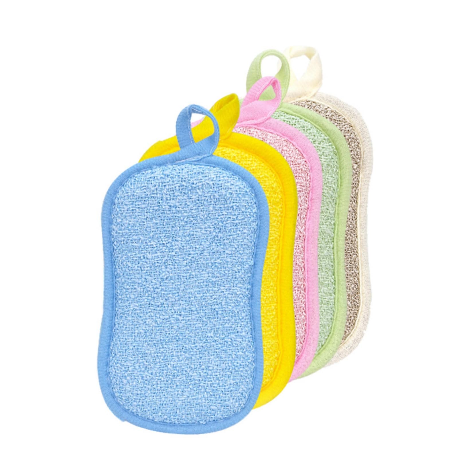 5 Pack Washing Up Sponges Non-Scratch Scrub Sponges for Dishes Microfiber Dual-Sided Kitchen Cleaning Pads Reusable Long-Lasting Dish Scrubber for Pots Pans Glass and Sink Dishes Kitchen Washing Up Cl