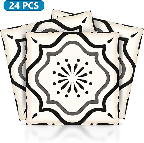 Miniatura 6 de Mi Alma - Losetas autoadheribles tipo calcomanía para contrahuella de escalones (24 unidades, 7 x 7 pulgadas), azulejos con adhesivo tipo calcomanía