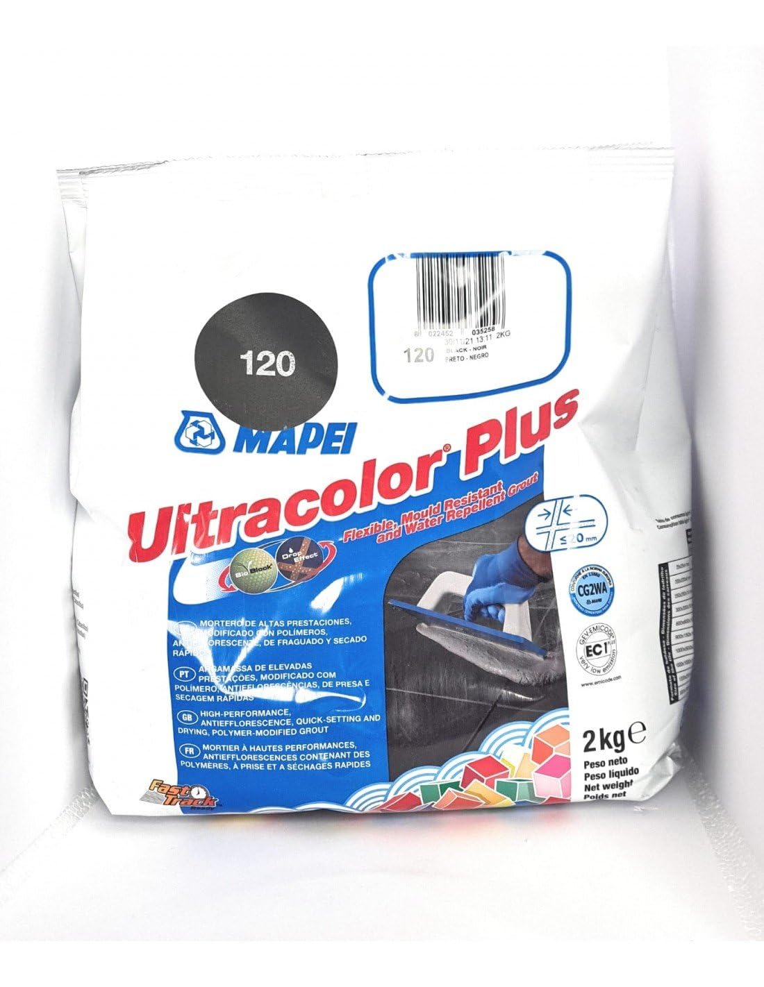 Mapei Lechada negra UltraColor Plus 120 kg