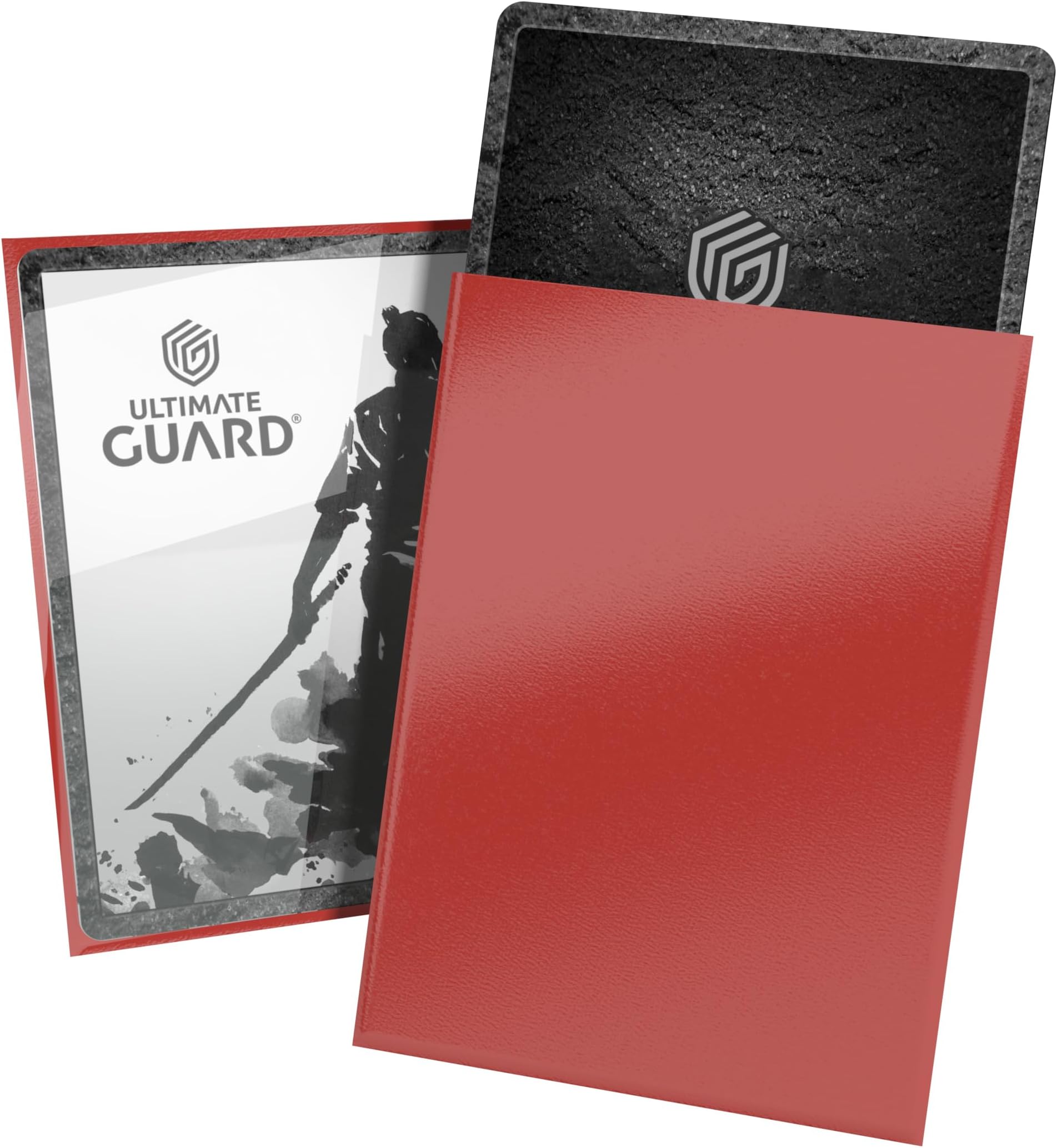Katana Card Sleeves: 100 Standard Size TCG Sleeves, 66 x 91mm, Rising Sun Back, Tournament Quality, No PVC & Acid-Free, High Clarity