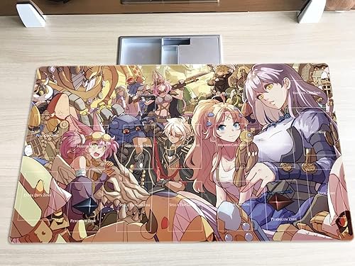 Miniatura 2 de Alfombra de juego Dogmatika Ecclesia Tri-Brigade Kitt TCG CCG Card Game Mat con zonas + bolsa gratis (ZD039-071-A)