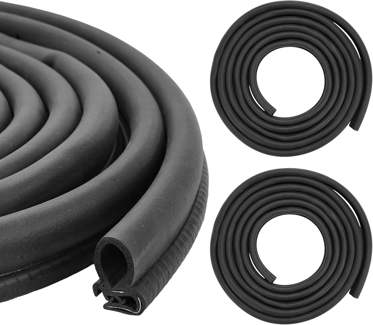 Door Seal Weather Stripping Compatible with 1988-2000 Chevy GMC C/K Series, Tahoe, Yukon, Blazer, Suburban Replace AM-35015073