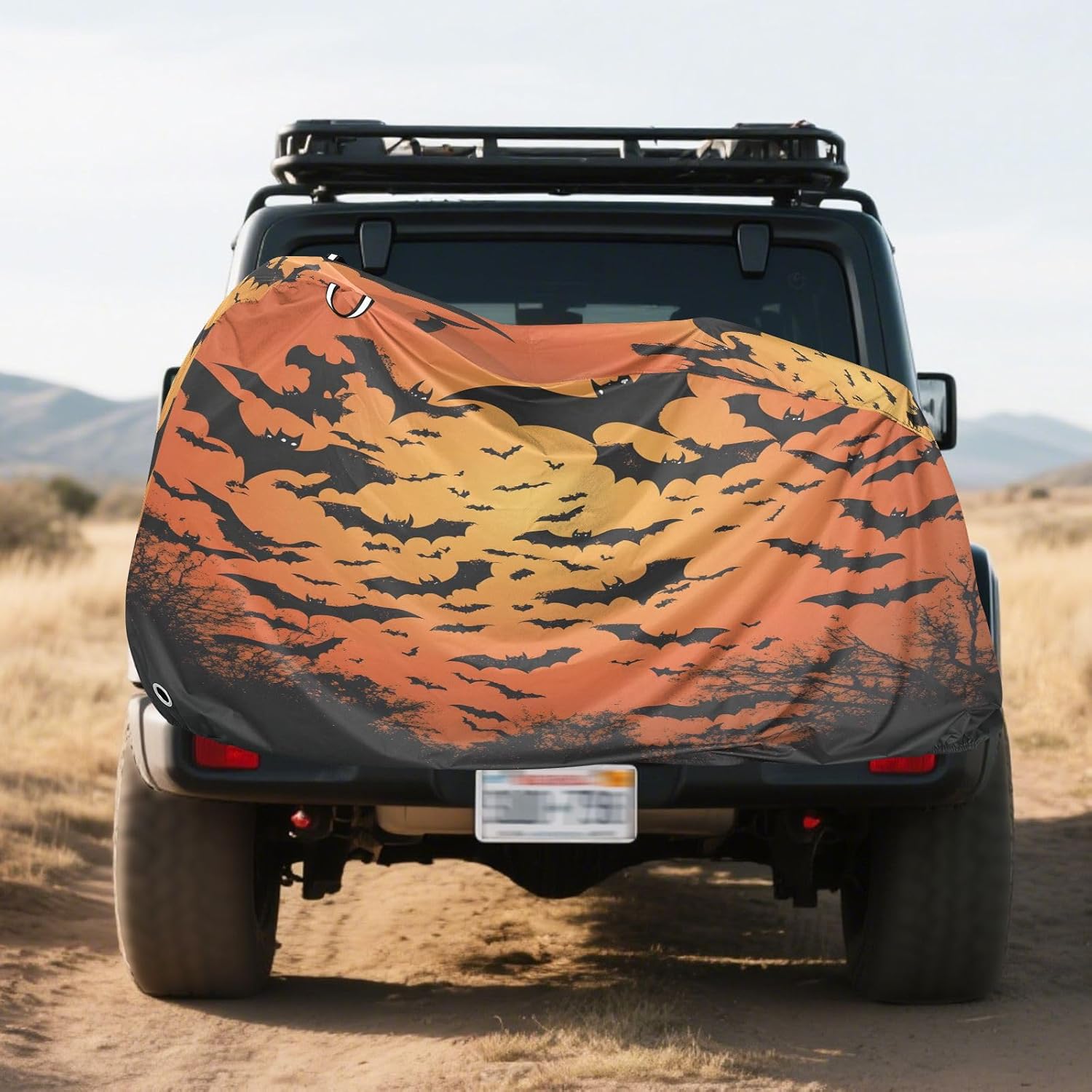 Halloween Bats bike cover waterproof Dustproof Bike Covers with lock hole Anti-UV outdoor Bicycle Cover for 1 eBike,Mountain Bike,road bike