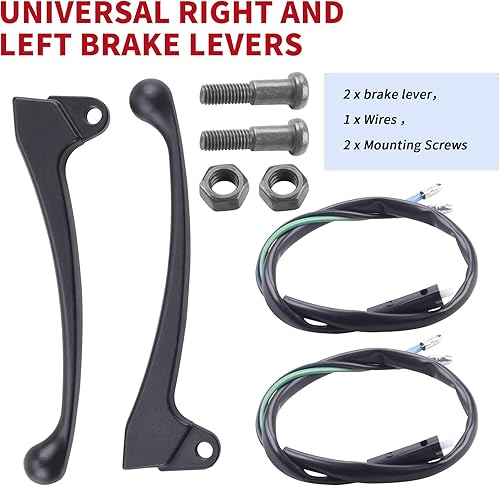 Miniatura 4 de Palanca de freno universal derecha izquierda apta para GY6 50cc 125cc 150cc 139QMB 157Q Roketa Jonway Taotao Scooter chino ciclomotor piezas