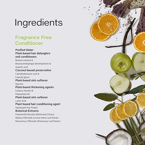 Miniatura 2 de Phillip Adam Acondicionador sin fragancia para hidratación y brillo mejorado, sin parabenos, para todo tipo de cabello, enriquecido con vinagre de