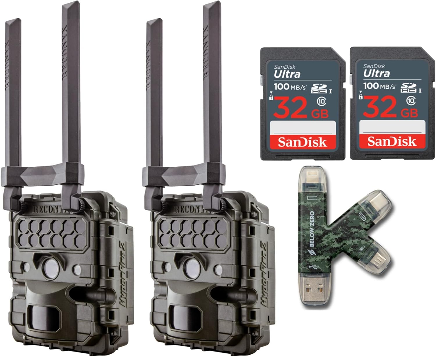 RECONYX HyperFire2 Cellular Covert Camera (2Pack) Bundle