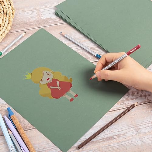 Miniatura 3 de 30 hojas de papel de cartulina de 8 12 x 11 pulgadas para manualidades e invitaciones (verde salvia)