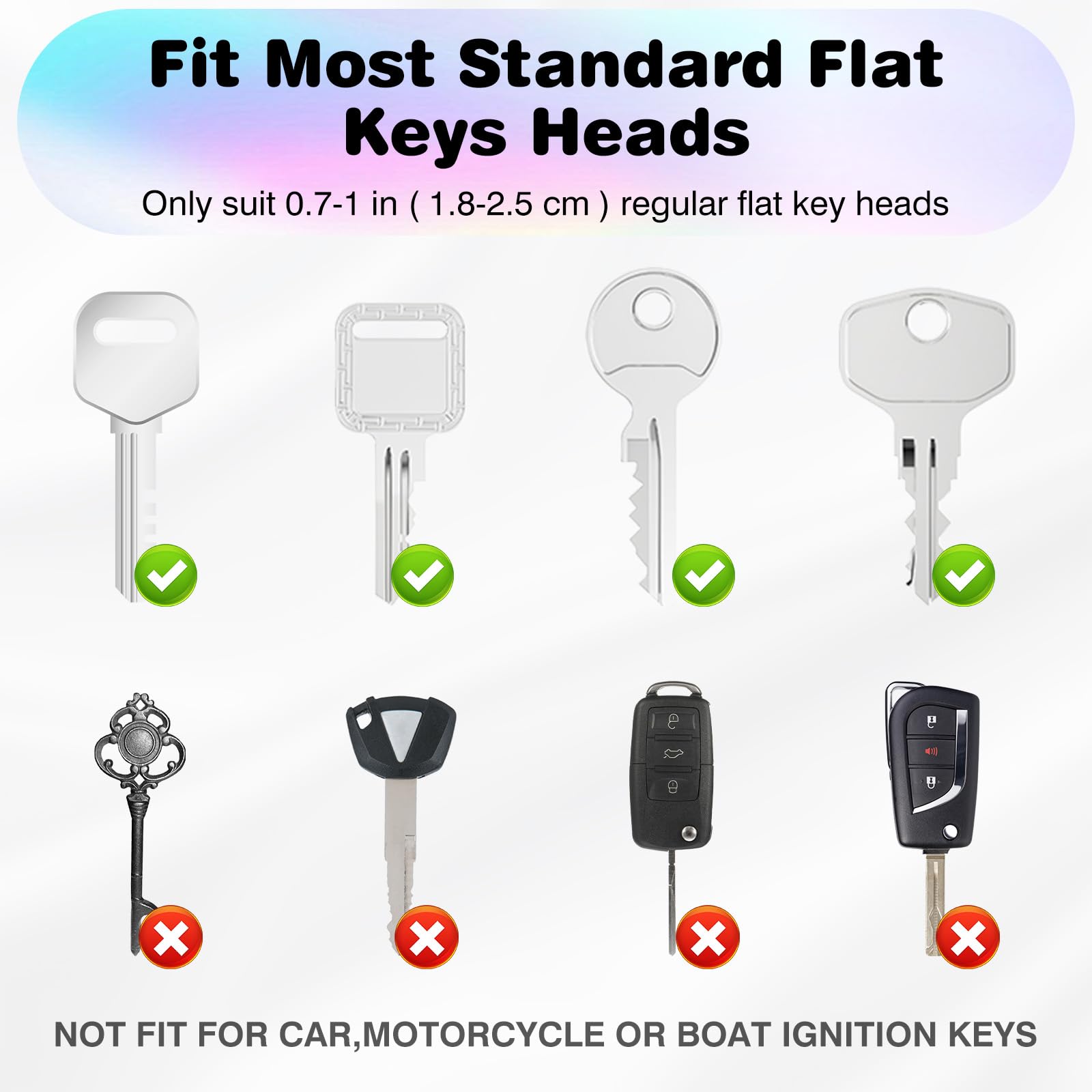 Snapklik.com : GoorDik 36 Pack Key Color Caps Covers Tags, Soft Rubber ...