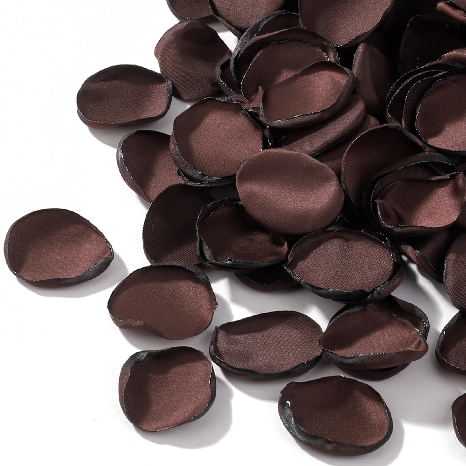 CNYMANY 200pcs Rose Petals, Silk Brown Flower Petals for Wedding Flower Girl Basket Brown Rose Petals Bulk for Aisle Table Centerpieces Bridal Shower Decorations Proposal Party โ image 1