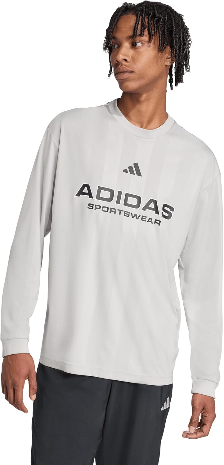 Adidas Mens House of Tiro Long Sleeve Jacquard Jersey