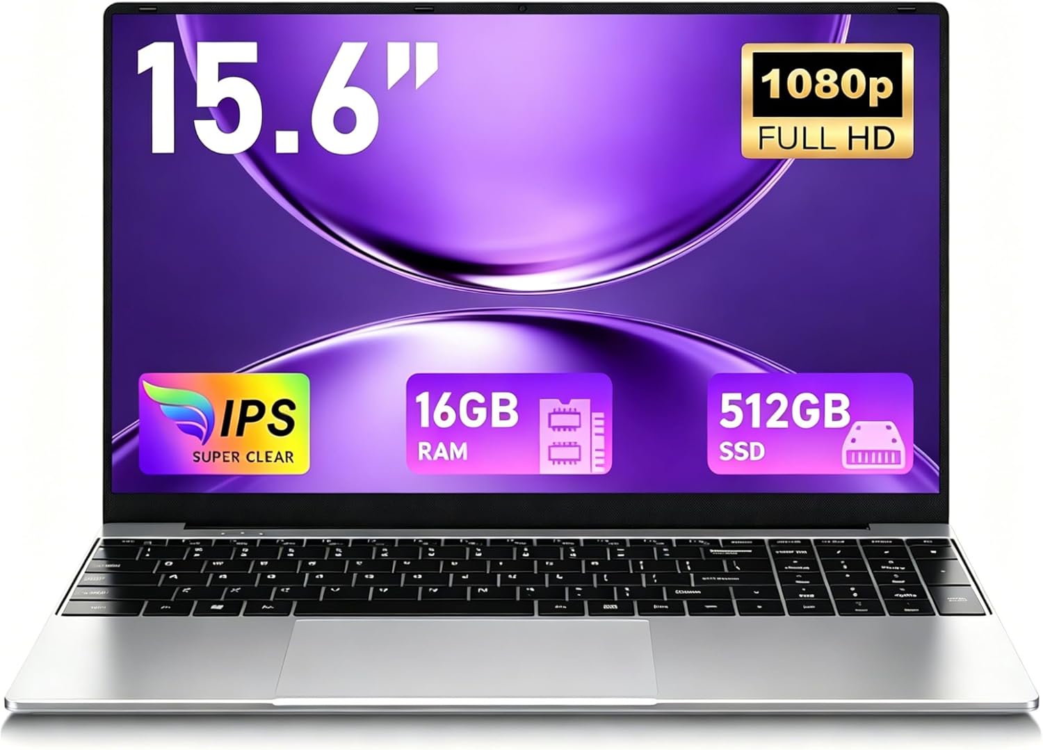 FUNYET Nouveau Ordinateur Portable,15.6"