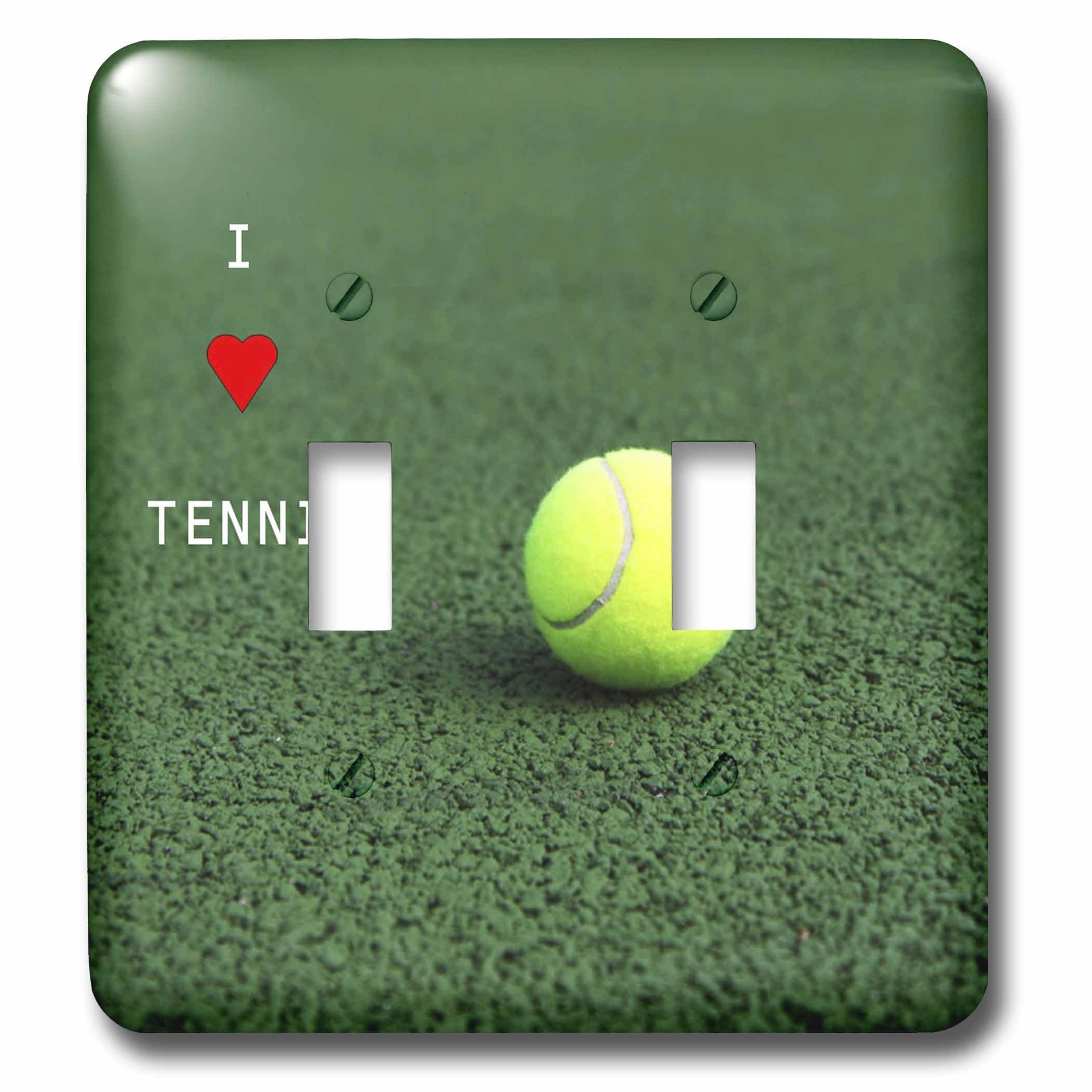 Interrupteur à baïonnette I Love Tennis remplacer plaque murale pour chambre sportive