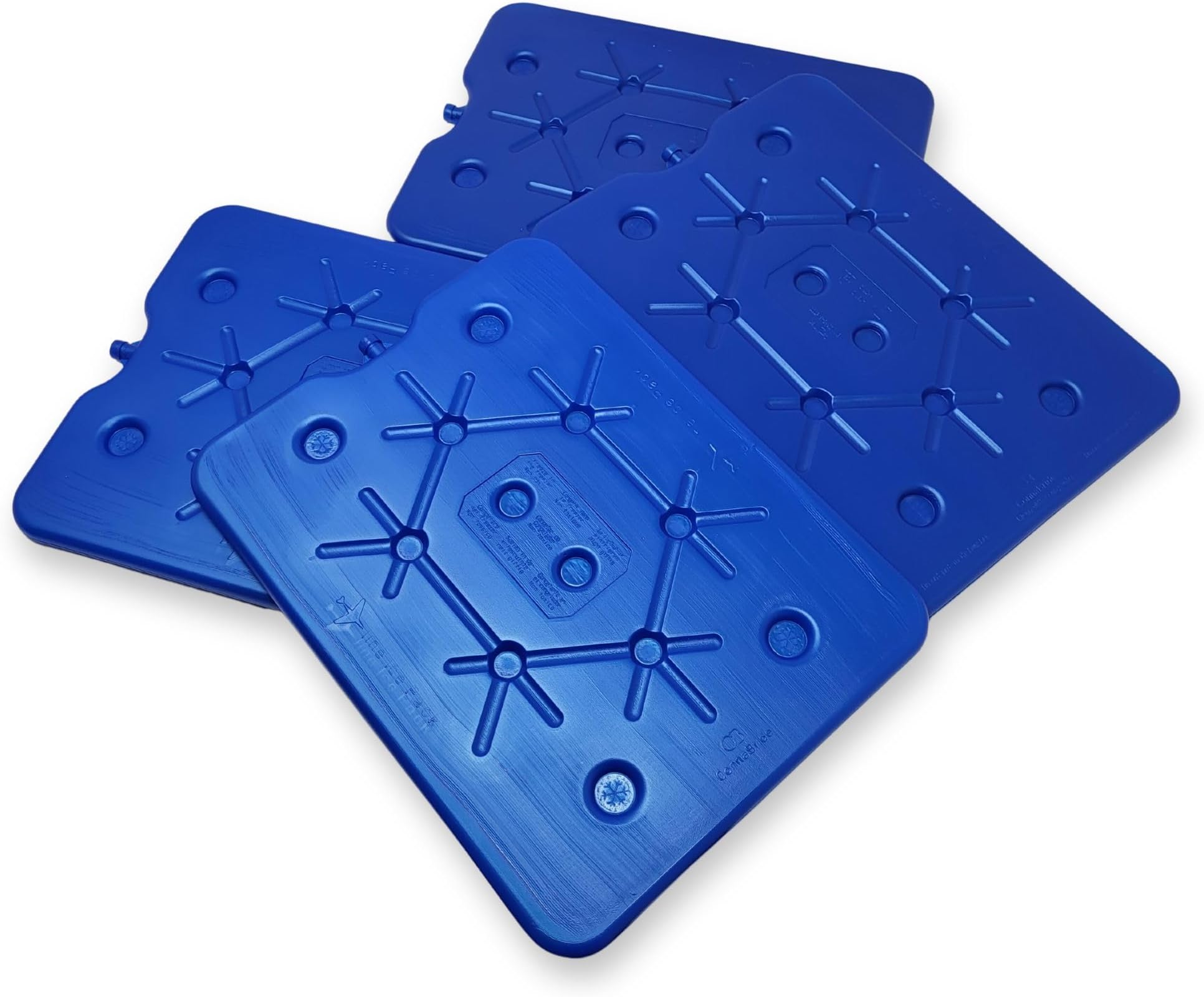 ToCi XXL Ice Pack Freeboard 32 x 25 cm with 800 ml Blue Cooling Elements Ice Pack for Cool Bag Cool Box Ice Box - Pack of 4