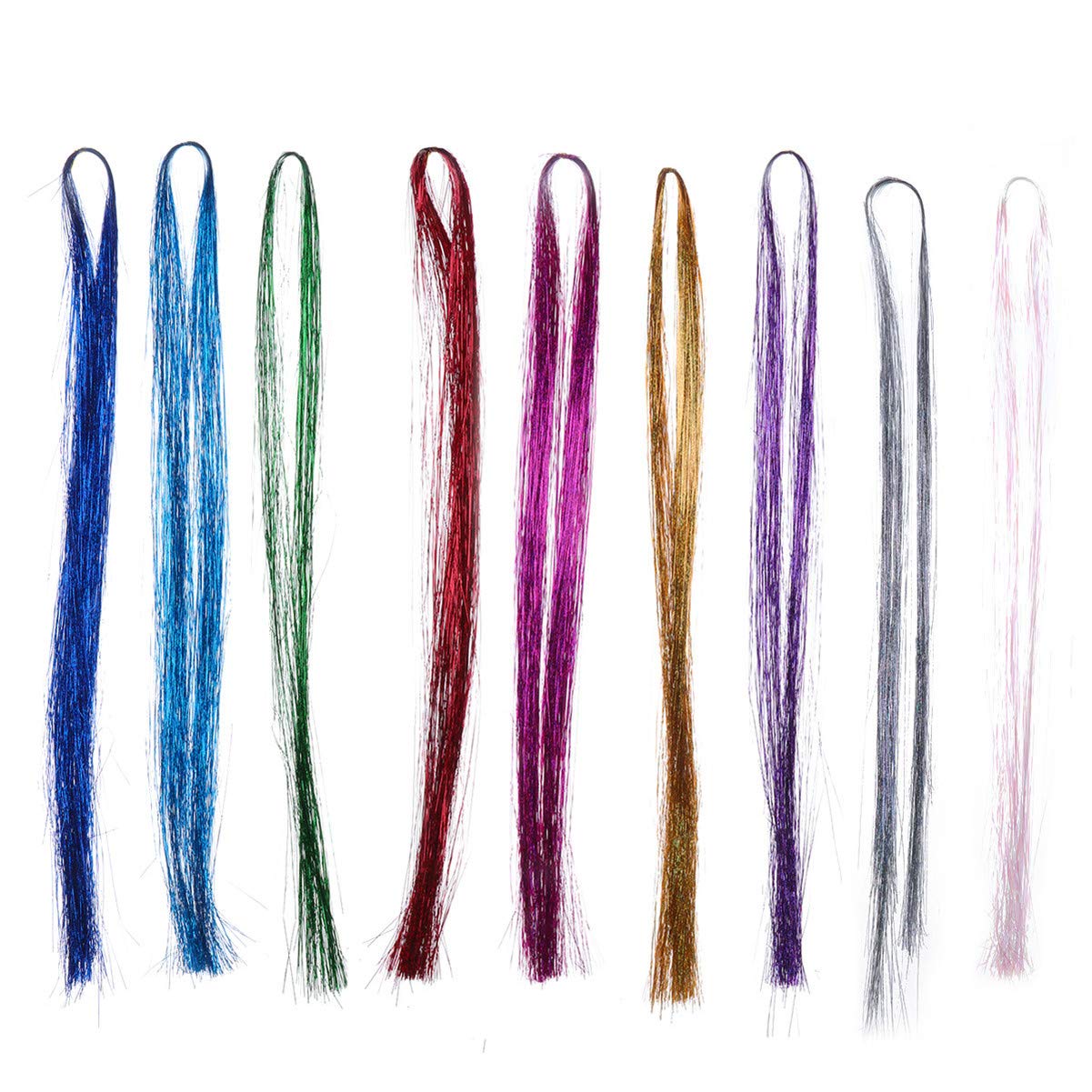 Beaupretty 2000 Pcs Color Wigs Women's Wigs Ladies Wigs