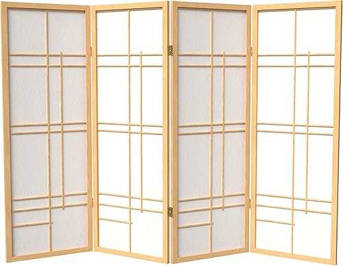 Miniatura 32 de Pantalla corta Eudes Shoji de 4 pies - Miel - 5 Paneles Miel,Negro -,Natural,Rosewood,https://www.amazon.com/dp/undefined