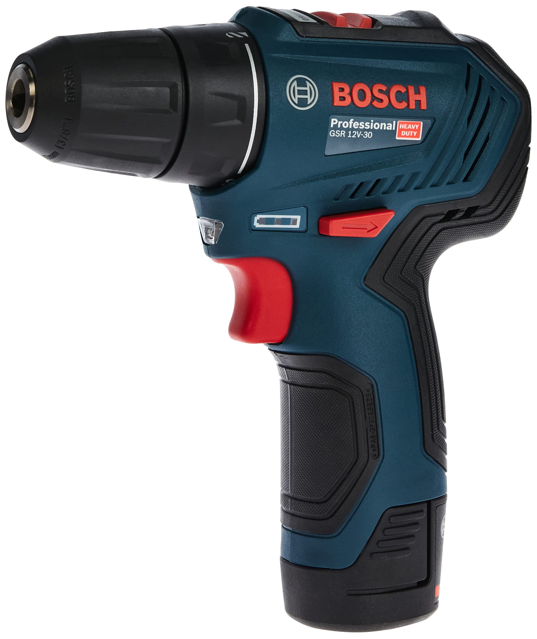 BoschGSR 12V-30 Prf 2 x 2Ah Professional Cordless Drill/Driver