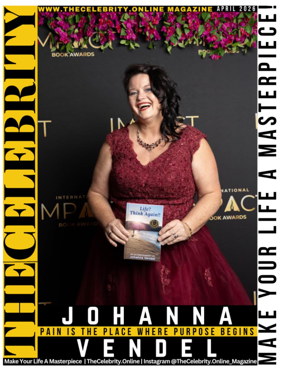 TheCelebrity.Online Magazine April 2026 Print Edition Featuring Cover Story Johanna Vendel