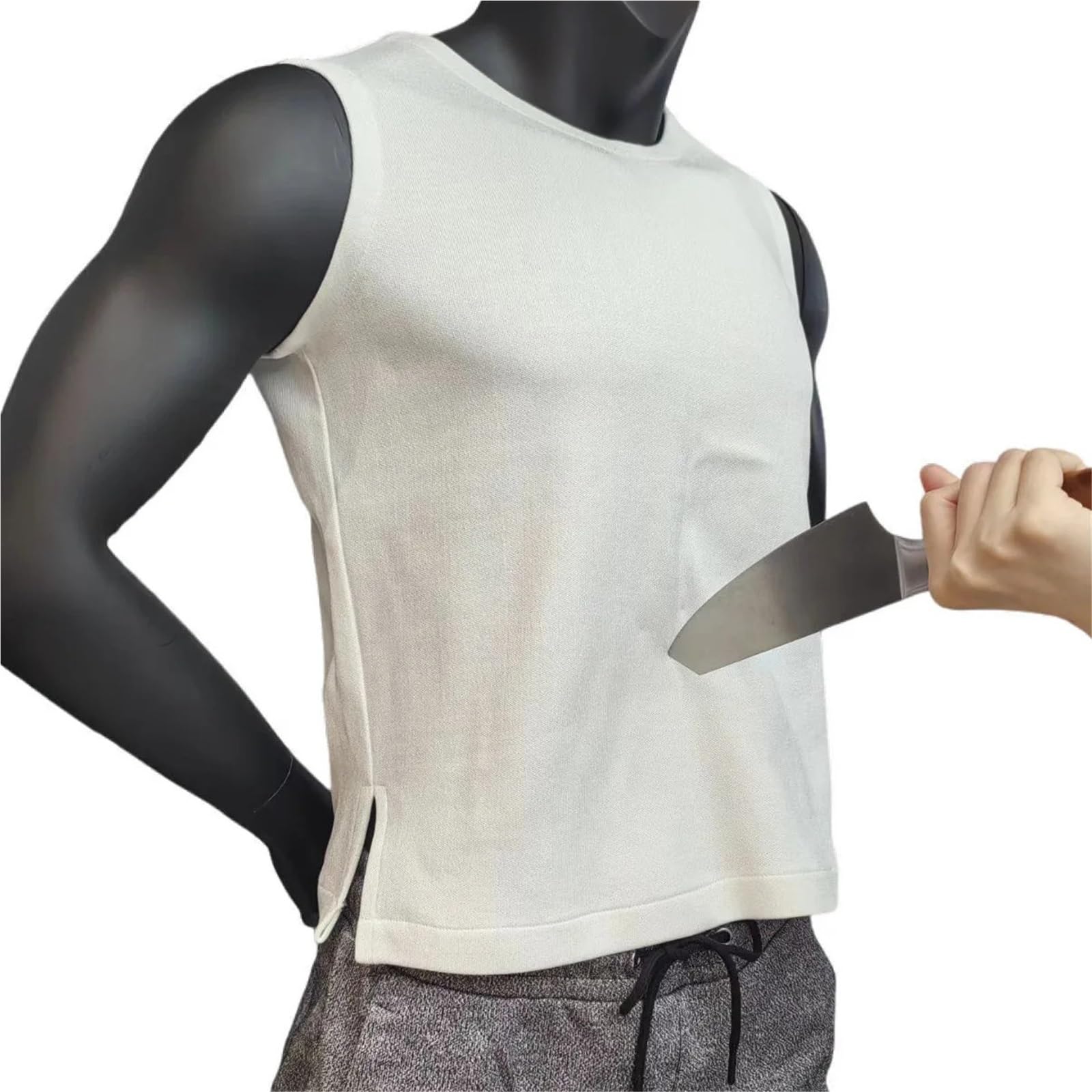 Guantes Anticortes, Chaleco anti-puñaladas discreto, ligero y suave, resistente a puñaladas, nivel 5, equipo de protección de supervivencia for autodefensa | 2xl