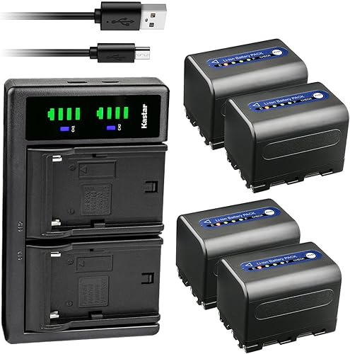 Miniatura 8 de Kastar Paquete de 2 baterías NP-QM71D y cargador USB LTD2 compatible con Sony CCD-TRV355 CCD-TRV360 CCD-TRV380 CCD-TRV430 CCD-TRV460 CCD-TRV480