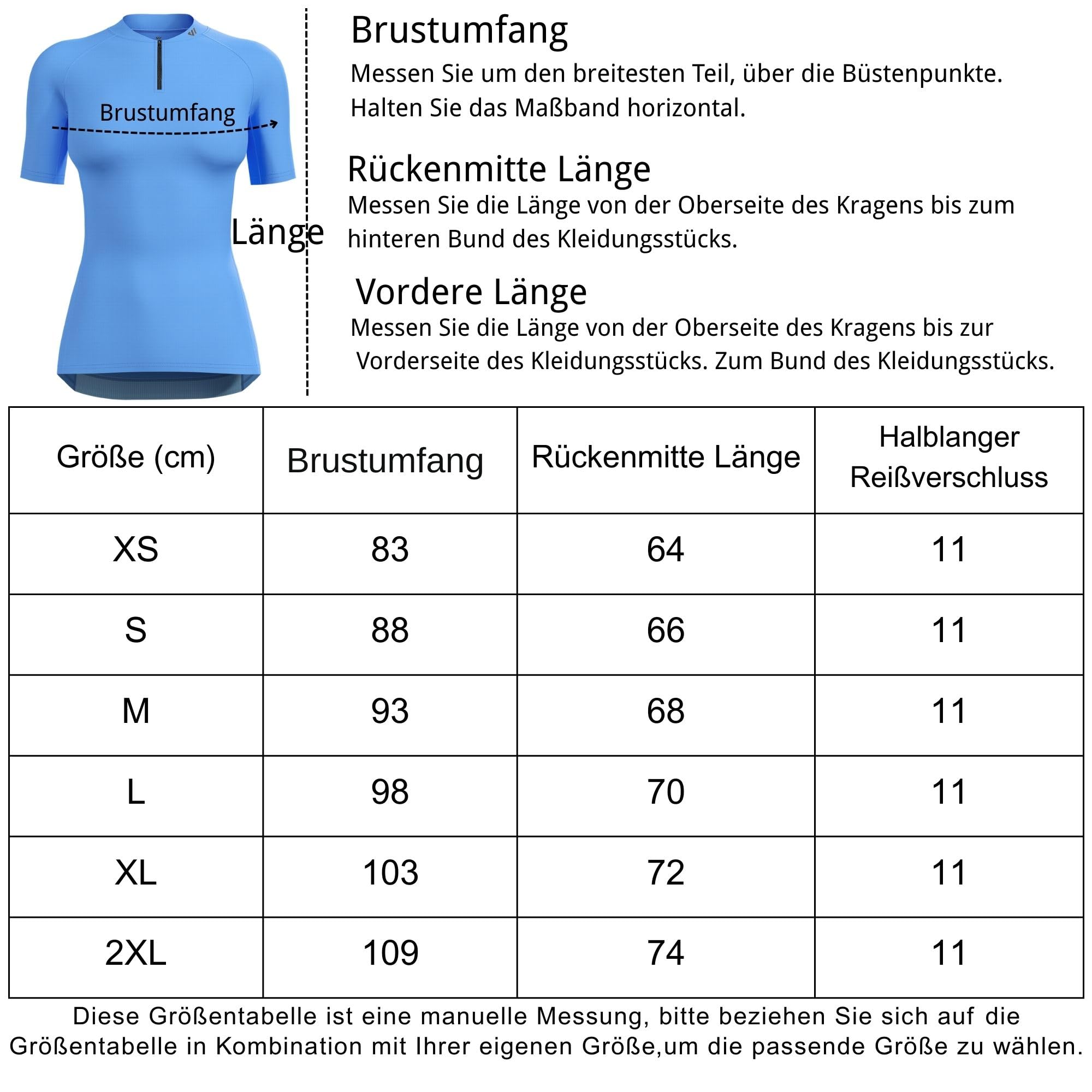 Wulibike Maillot de Ciclismo Mujer Media Cremallera Ciclismo Maillot Transpirable Carretera Manga Corta Mujeres Bicicleta Camiseta 4 Bolsillos Ciclismo Tops Upf50+