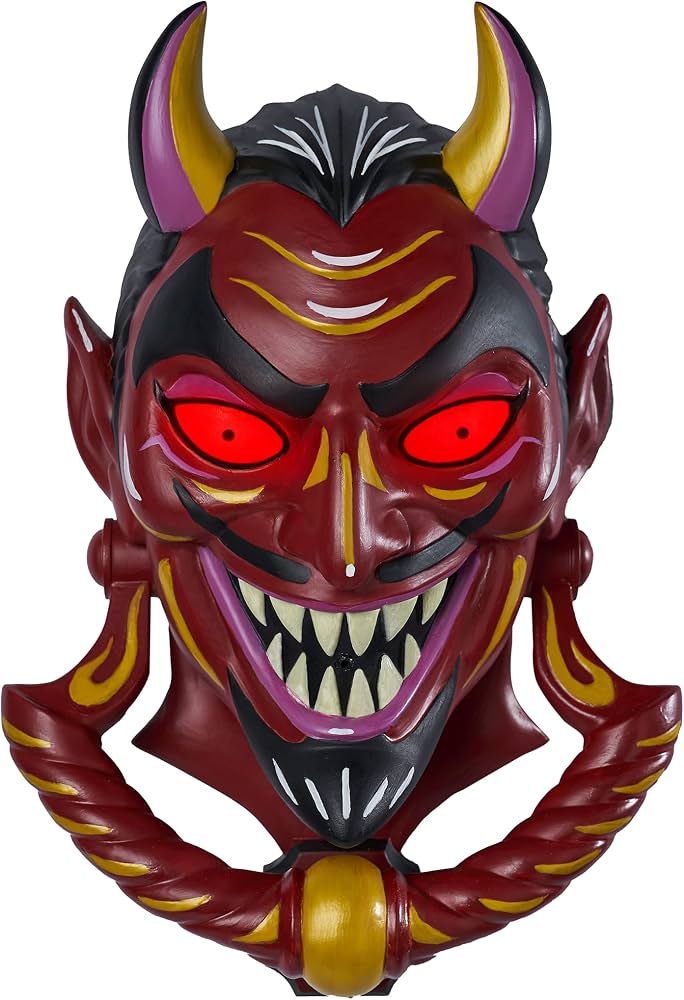 Halloweenご本人ピック Amazon.com: Spirit Halloween Vintage Devil Door Knocker