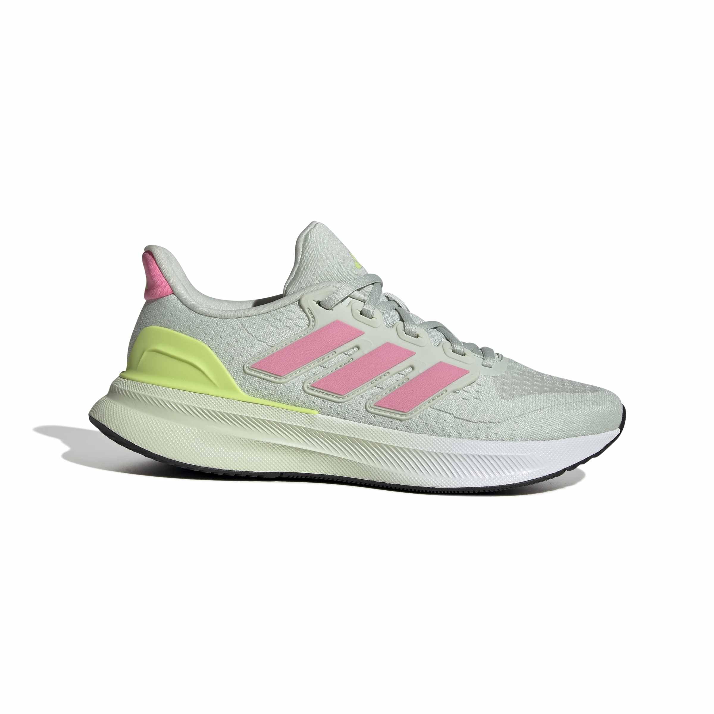 Adidas Damen Ultrarun 5 Running Shoes, Linen Green/Bliss pink/Linen Green, 40 EU