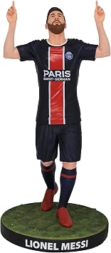 SoccerStarz Footballs Finest Officially Licensed Paris Saint-Germain Football Club Lionel Messi, 60cm Highly Detailed Resin, Luxurious Collectable Football Statue