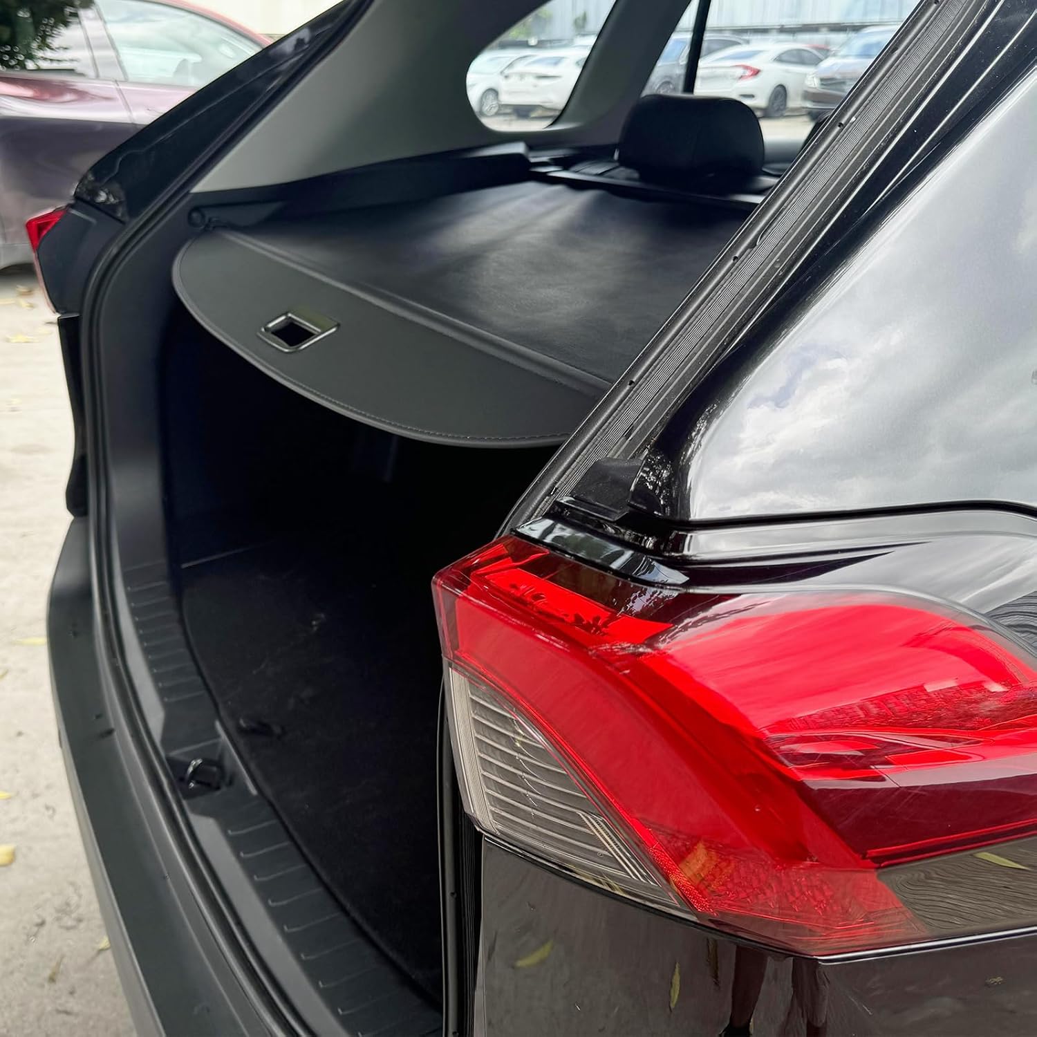 Cargo Cover for Toyota Corolla Cross 2026 Accessories 2025 2024 2023 2022, Retractable Trunk Cover luggage Security Cover Shield Shade for Corolla Cross Accessories (Not for Corolla/,Leather)